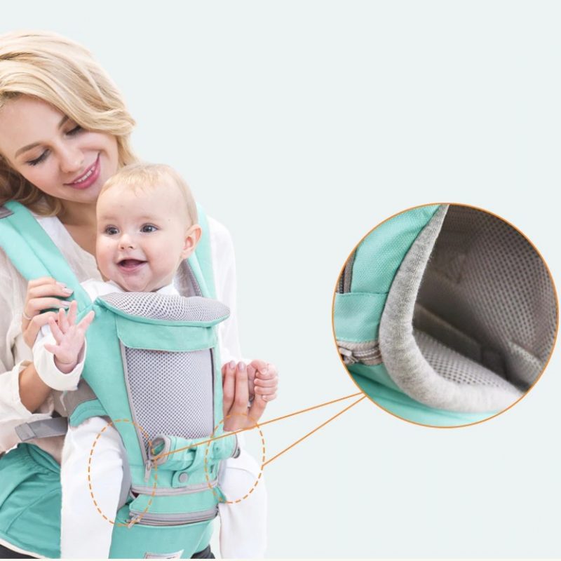 Detský Nosič All-in-one Wrap Ergonomická Bedrá