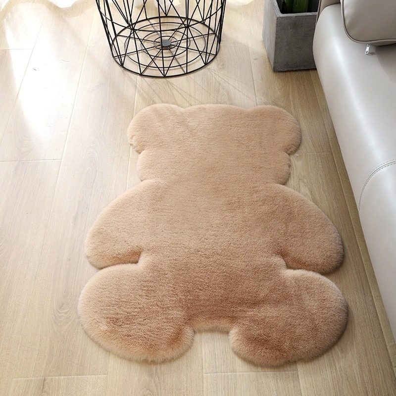 Koberec Bear Super Soft Silk Vnútorná Moderná Obývacia Izba Spálňa