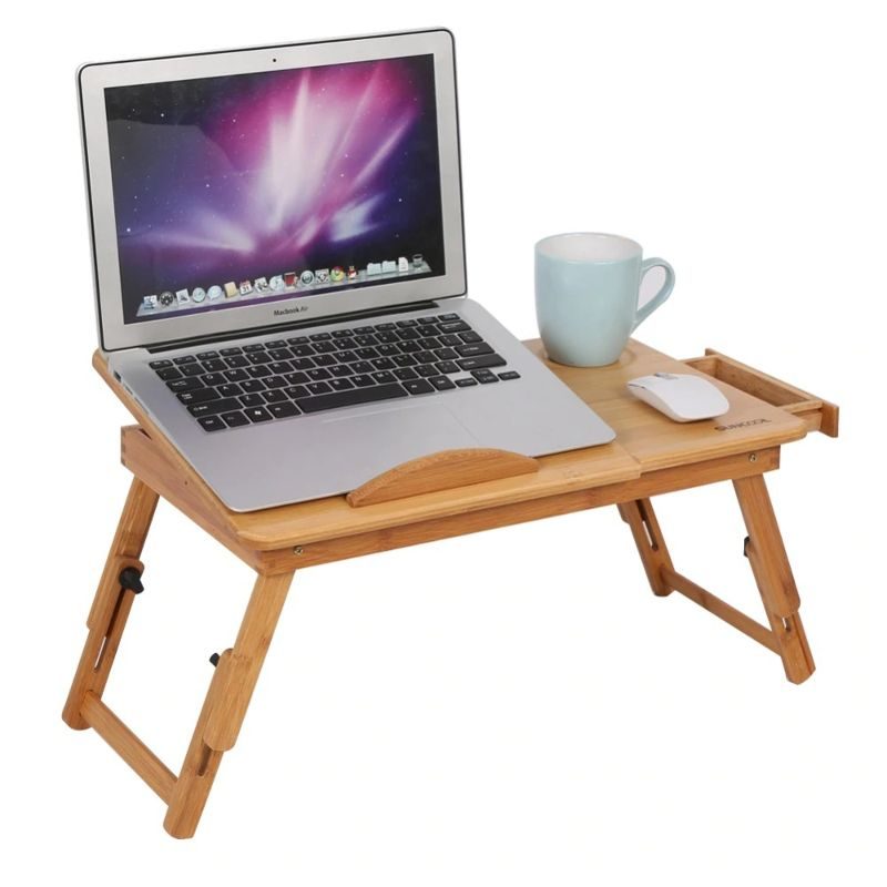 Lap Desk Bamboo Nastaviteľná Nocľaháreň