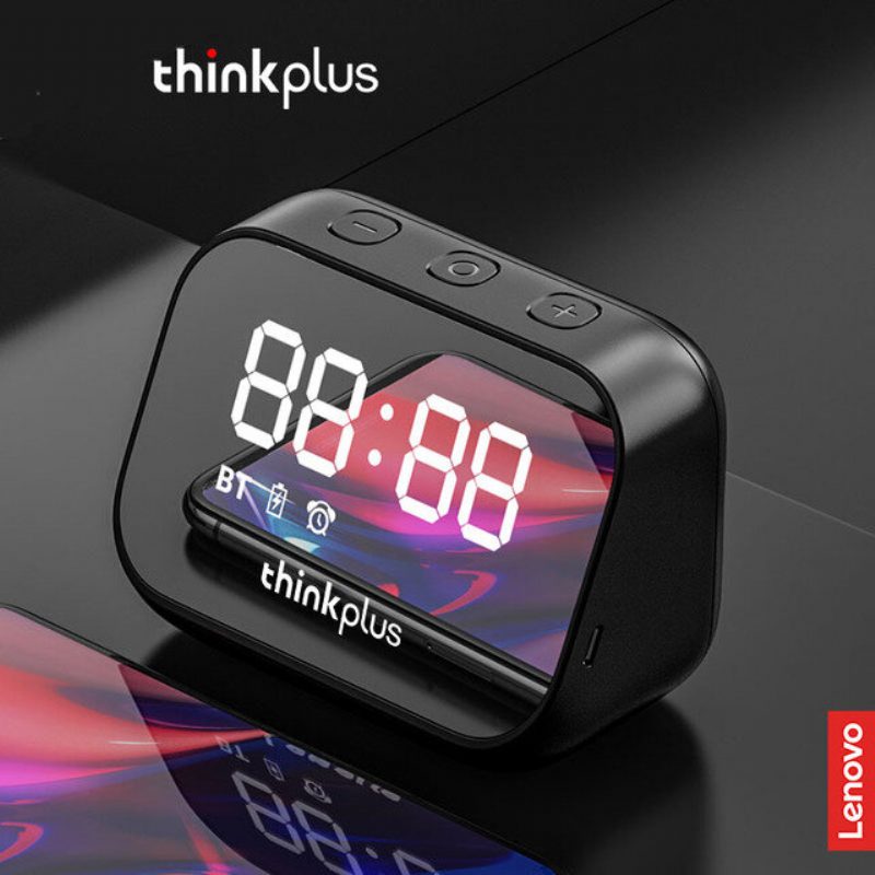 Thinkplus Ts13 Reproduktor Budík Zrkadlo Bezdrôtový Bluetooth Led Digitálny Stereo Stolný Počítač