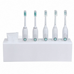 1ks Nástenný Držiak Elektrickej Zubnej Kefky Na Zubnú Pastu Organizér Do Kúpeľne Odnímateľný Do