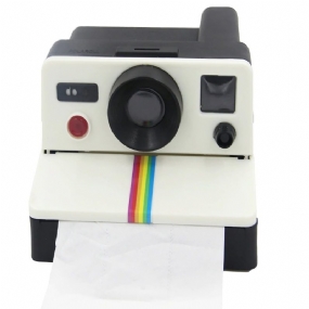 Kreatívny Retro Fotoaparát Polaroid Tvarom Inšpirovaný Škatuľkami Na Papierové Vreckovky Toaletná Rolka Stojan Na Papier Škatuľka Kúpeľňa