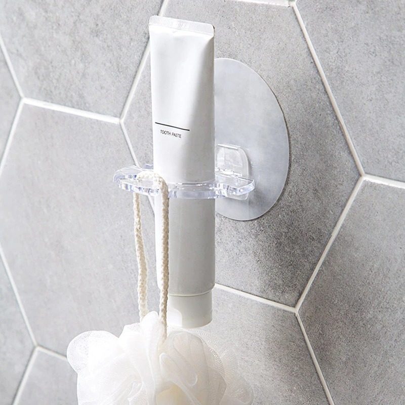Plastový Držiak Na Zubnú Kefku Organizér Na Uloženie Zubnej Pasty Do Kúpeľne