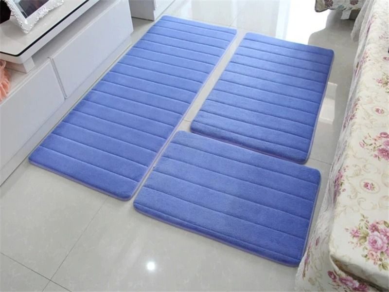 Súprava Podložiek Do Kúpeľa Memory Foam Mäkká A Pohodlná Super Absorpcia Vody