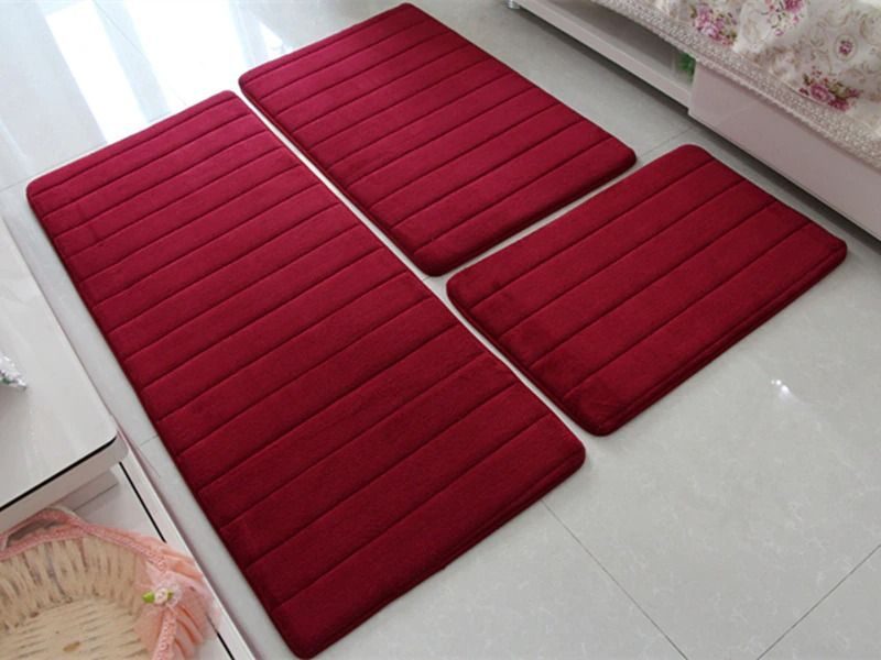 Súprava Podložiek Do Kúpeľa Memory Foam Mäkká A Pohodlná Super Absorpcia Vody