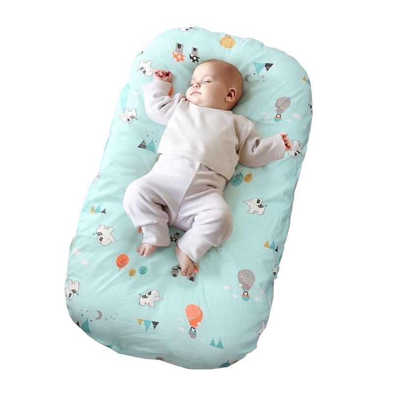 Baby Nest Lehátko Prenosná Ergonomická Detská Postieľka