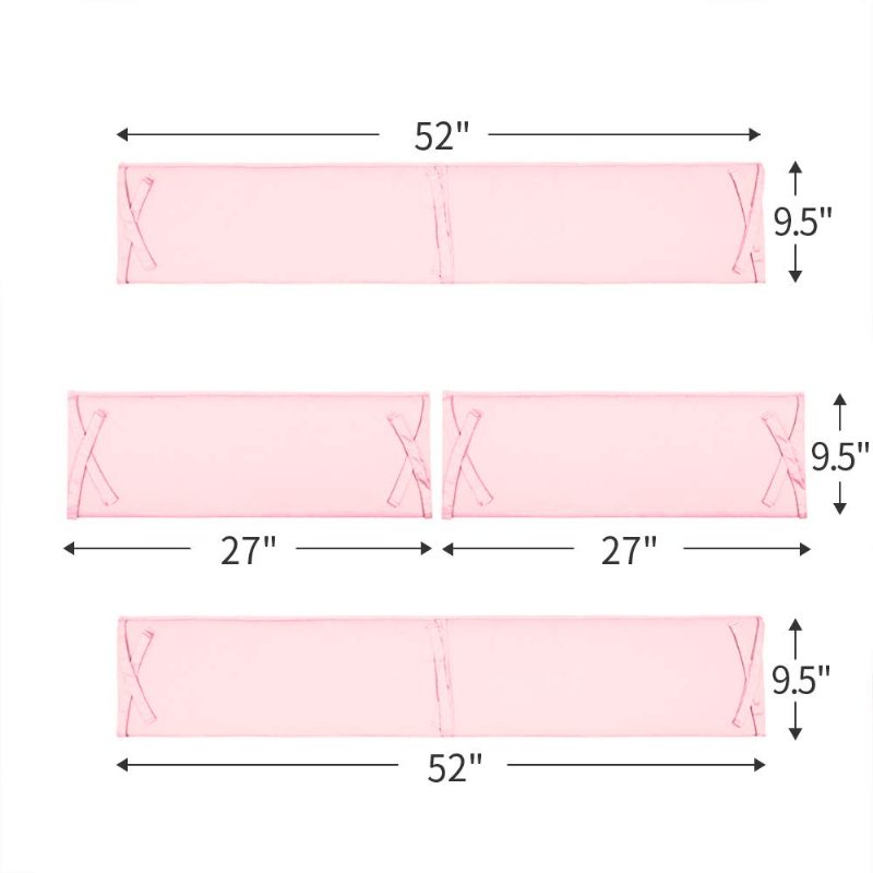 Home Baby Crib Bumpers Priedušné Vložky Do Detskej Postieľky