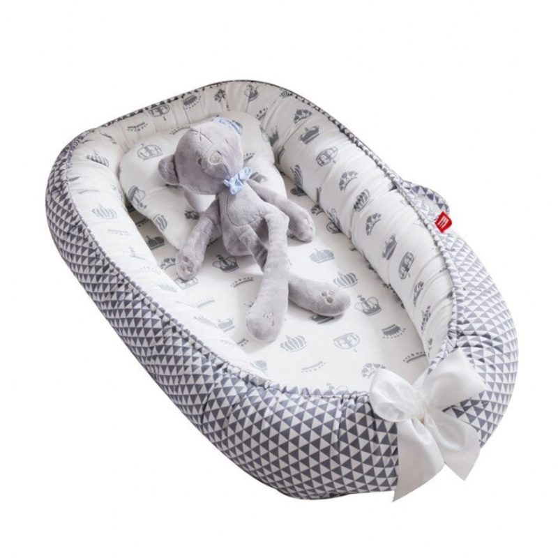 Prenosná Detská Postieľka Lehátko Bassinet Vankúš