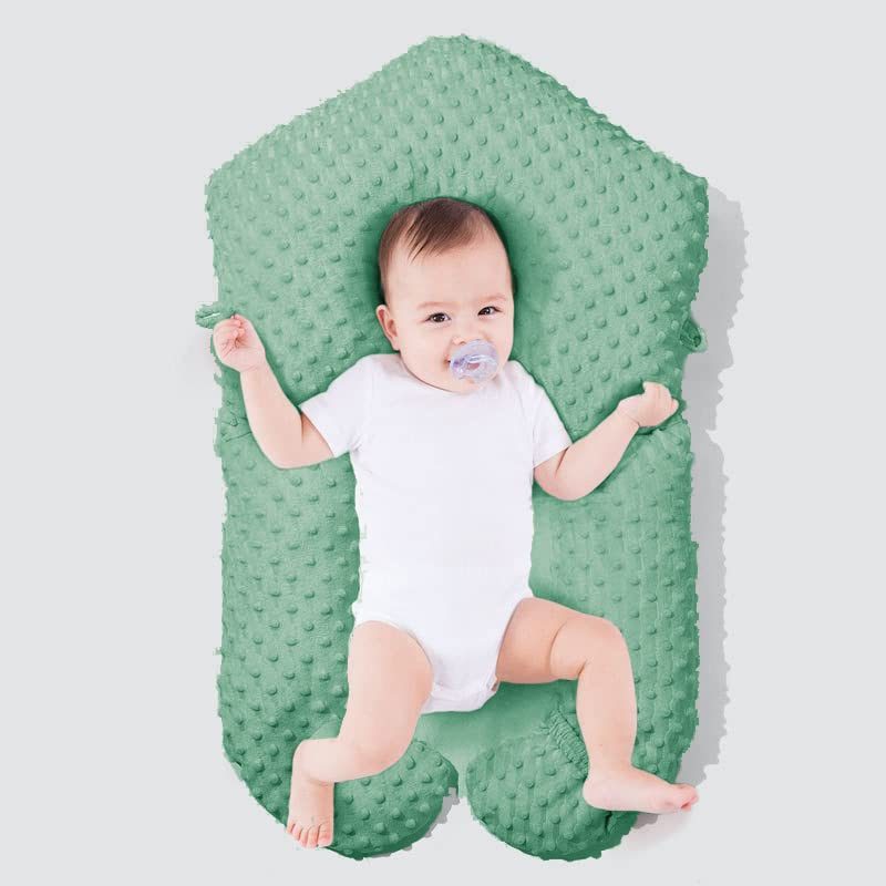 Vankúš Na Spanie Pre Bábätká – Zabraňujúci Moru A Baby Nest S Plochou Hlavou – Zelená