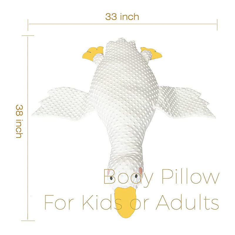 White Goose Newborn Baby Comfort Vankúš