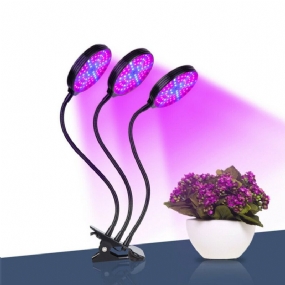 1/2/3 Head Plant Grow Light Led Lampa Hydroponia Skleníková Záhrada 360° Flexibilná Vnútorná Stmievateľná