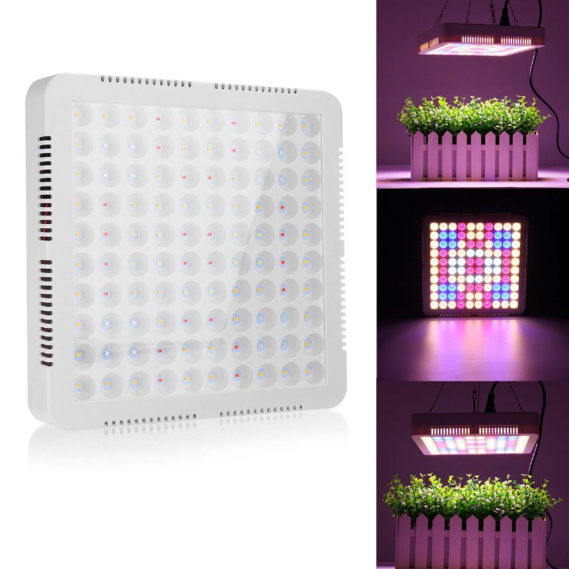 100 Led Grow Light Full Spectrum Panel Pre Vnútornú Hydrozeleninovú Kvetinovú Lampu