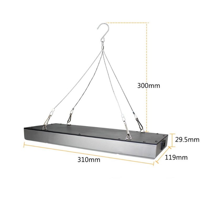 12w 2835 Smd 75leds Rastúce Svetlo Full Spectrum Phyto Lampa Pre Rastliny Sadenice Zeleniny Ac85-265v S Eu/us Zástrčkou