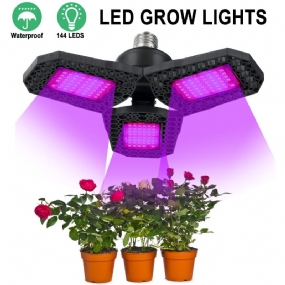 144 Led Grow Lights Panel Full Spectrum E27 Led Green Plant Lampy