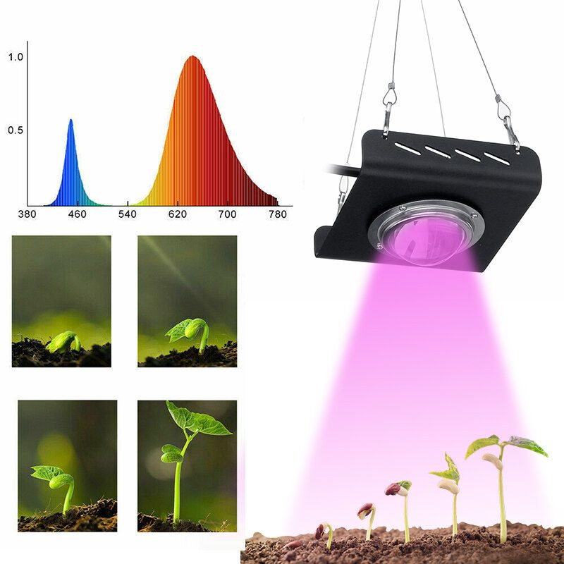 3000w 2600lm 144led Cob Grow Light Plnospektrálna Lampa Rastlina Hydroponie Kvet A