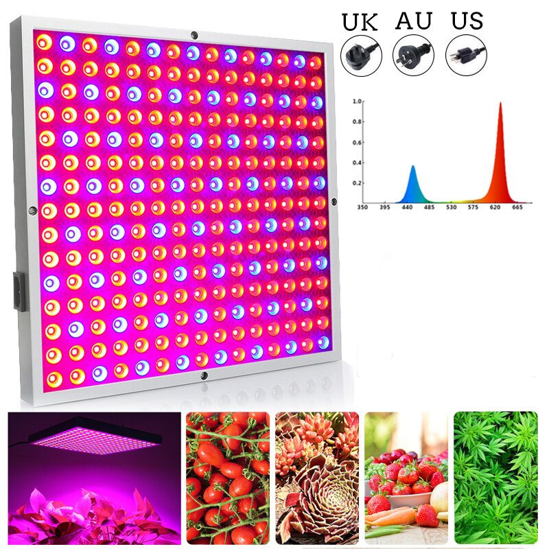 45w Led Grow Light Panel Rastúca Lampa Hydropónia Vnútorné Osvetlenie Kvetov Zelenina Ac85-265v