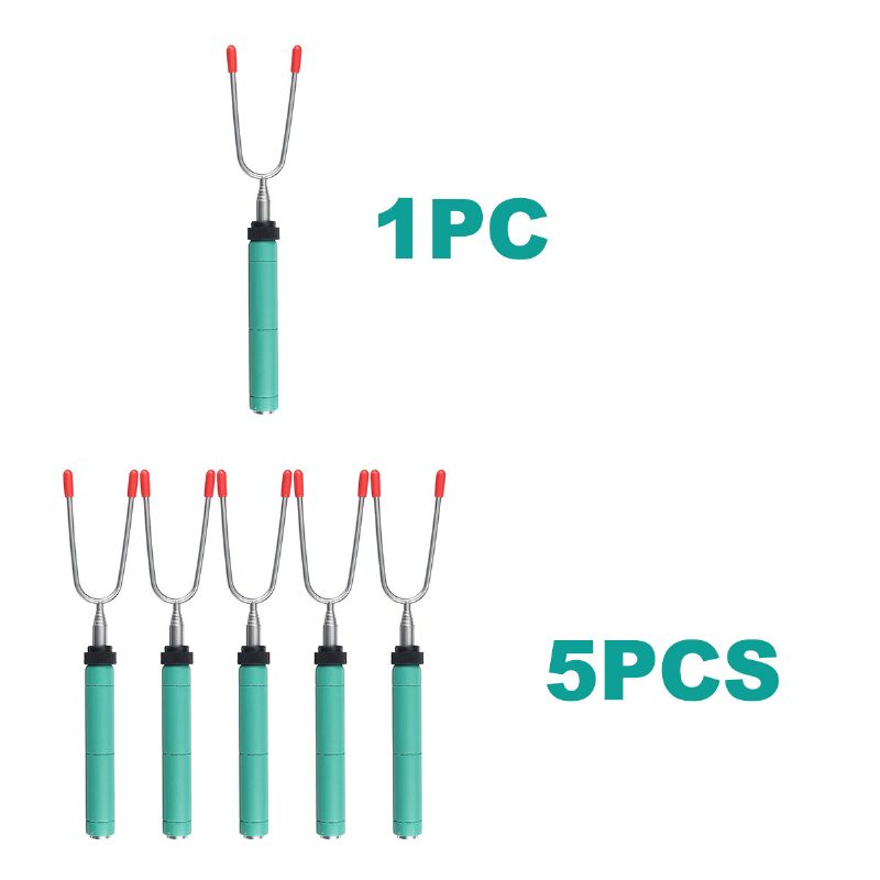 5-20pcs 34-palcová Teleskopická Vidlička Na Grilovanie Tyčinky Na Špízová Nástroj Na