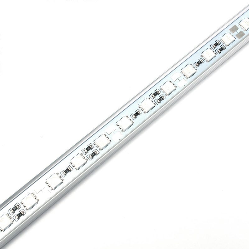 5pcs 50cm Smd5050 Nevodotesné 5:1 Led Pásové Svetlo + 5a Napájací Adaptér Pre Pestovanie Rastlín V Záhrade Dc12v