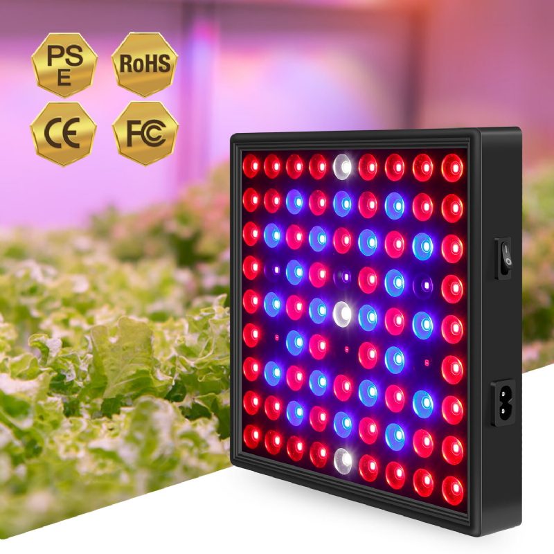 Ac85v~265v 81led/169led Plnospektrálne Svetlo Na Pestovanie Rastlín So Závesnou Súpravou Pre Skleníkové Farmy