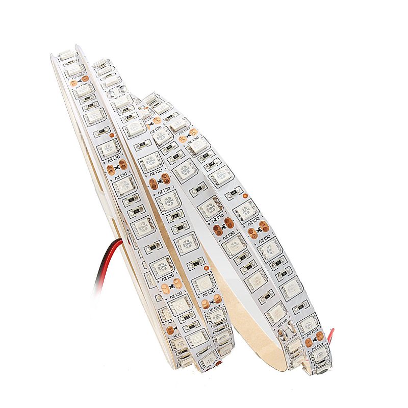 Dc12v 5m Nevodotesný Smd5050 R:b 3:1 Grow Led Pásik + 5a Napájací Adaptér + Zásuvka