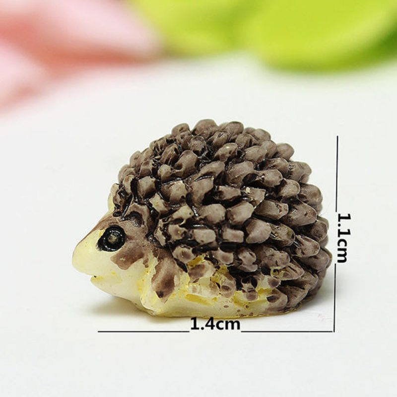 Diy Landscape Mini Hedgehog Príslušenstvo Črepníkové Rastliny Záhradná Výzdoba