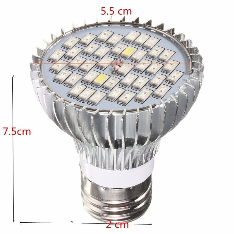 E27 15w Led Rastová Lampa Rastlinná 85-265v 800-1200lm