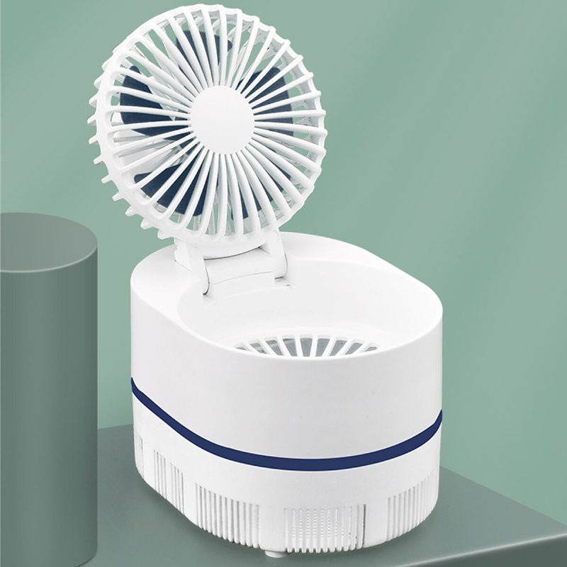 H35844 Mosquito Eradicatio Stolný Ventilátor 3-rýchlostné Rýchlosti Vetra Led Svetlo Chladiace Ventilátory Usb Nabíjací Proti Komárom