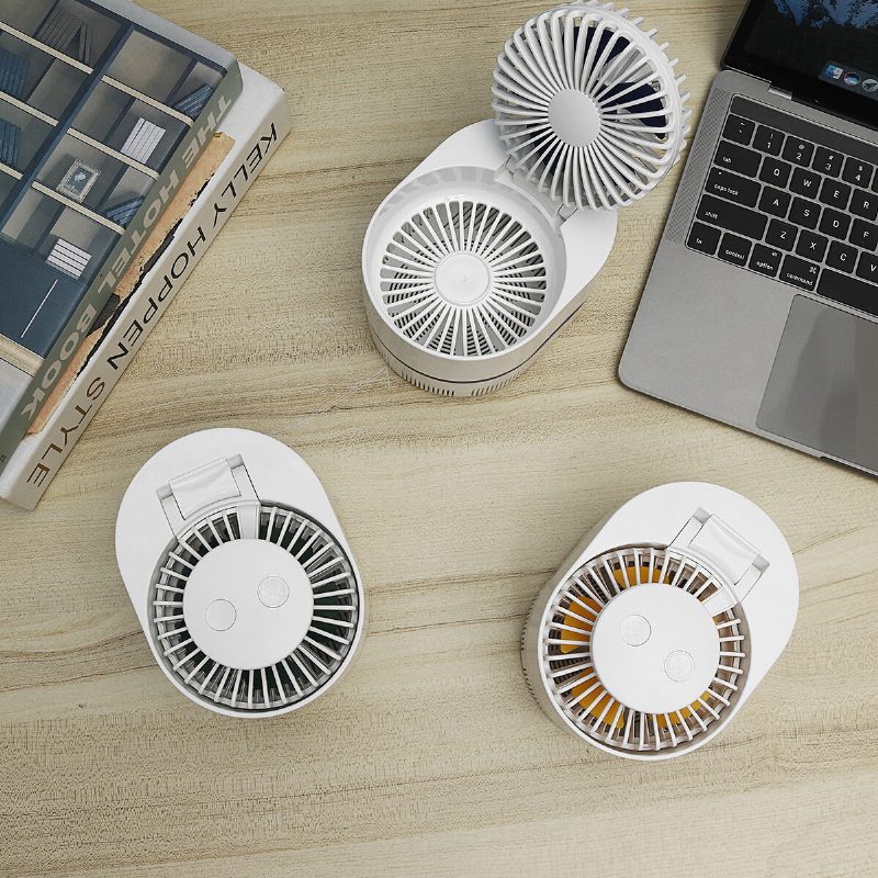 H35844 Mosquito Eradicatio Stolný Ventilátor 3-rýchlostné Rýchlosti Vetra Led Svetlo Chladiace Ventilátory Usb Nabíjací Proti Komárom