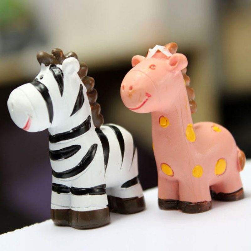 Mini Cute Zebra Micro Krajina Dekorácie Záhradná Diy Dekor