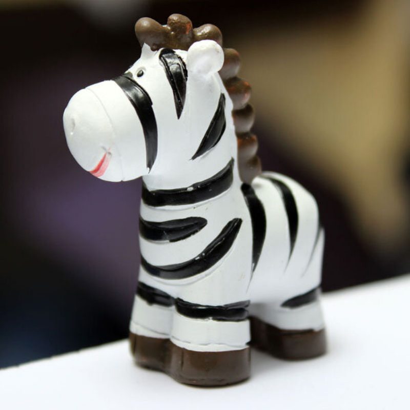 Mini Cute Zebra Micro Krajina Dekorácie Záhradná Diy Dekor