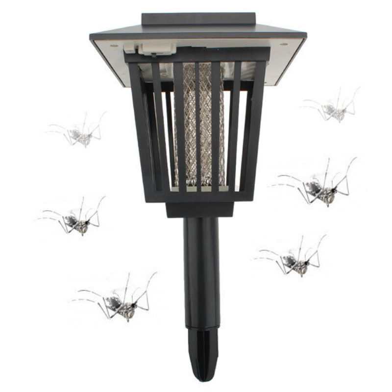 Slnečná Lampa S Led Lampou Proti Komárom Zapper