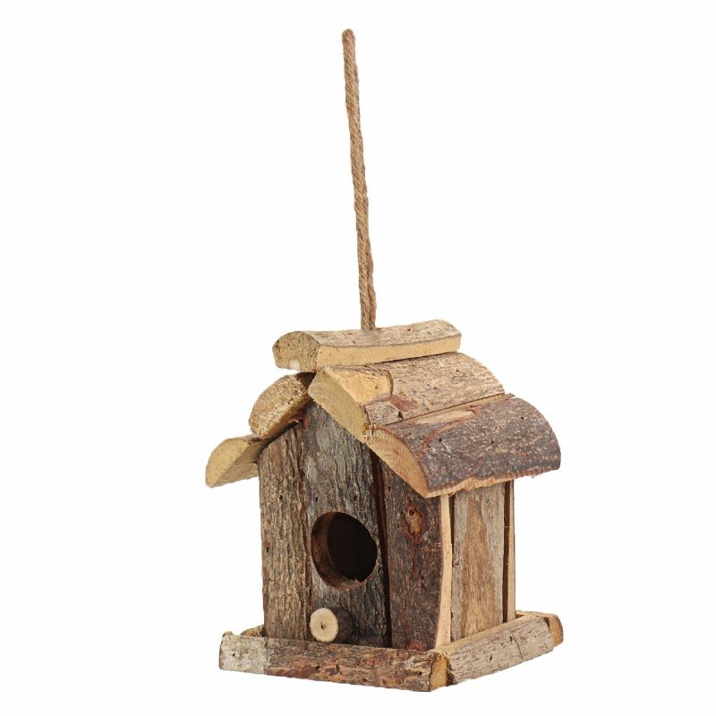 Vintage Drevený Domček Na Hniezdenie Pre Vtáky Dekorácia Do Domácej Záhrady Pre Malé Vtáčie Hniezda