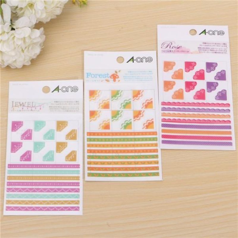 3 Ks Korea Simple Life Painting Diary Stickers Book Album Decoration