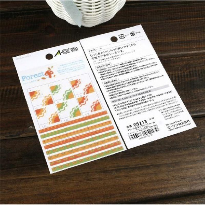 3 Ks Korea Simple Life Painting Diary Stickers Book Album Decoration