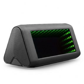 3d Led Zrkadlo Bluetooth Reproduktor Svetlo Vonkajší Prenosný Vstavaná Batéria Nfc Senzor Stereo S Akrylovou Šošovkou