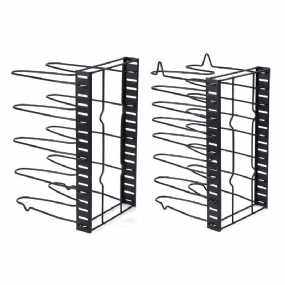 5/8 Poschodové Kuchynské Úložné Stojany Organizér Panvica Veko Na Riad Stojan Na Špajzu