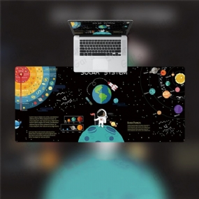 Space Planet Podložka Pod Myš Laptop Veľká Herná Pod Myš Vysoko Kvalitná Tlač Lock Edge Design Klávesnica Na Stôl Pre Pc Počítač