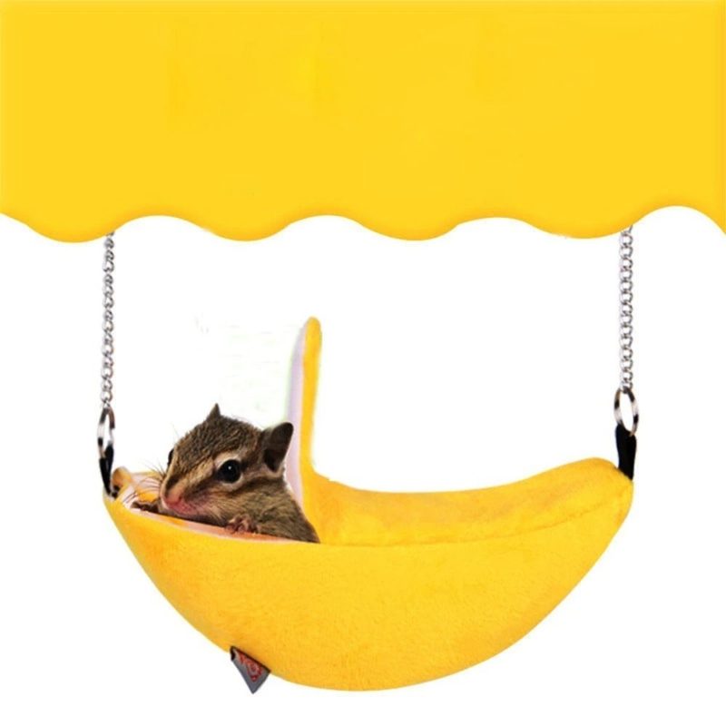 Hamster Banana Hammock Cage House Hniezdo Warm