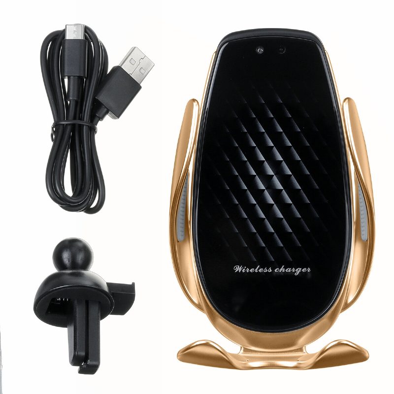 15/10w Qi Bezdrôtová Nabíjačka Do Auta Fast Charging Pad Mat Dock Holder Pre Iphone Samsung