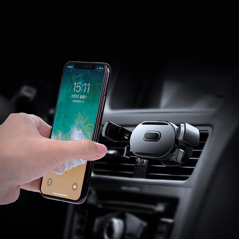 Crab Touch Linkage Auto Lock Otočný Držiak Telefónu S Ventilačným Otvorom Do Auta Univerzálny Na Iphone X