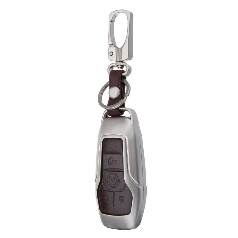 Kožený Kryt Puzdra Alloy Smart Remote Key Shell Pu Pre Ford Lincoln 4/5 Button