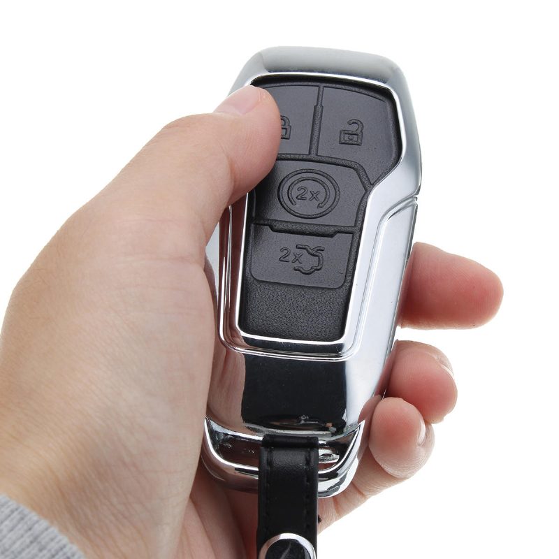 Kožený Kryt Puzdra Alloy Smart Remote Key Shell Pu Pre Ford Lincoln 4/5 Button