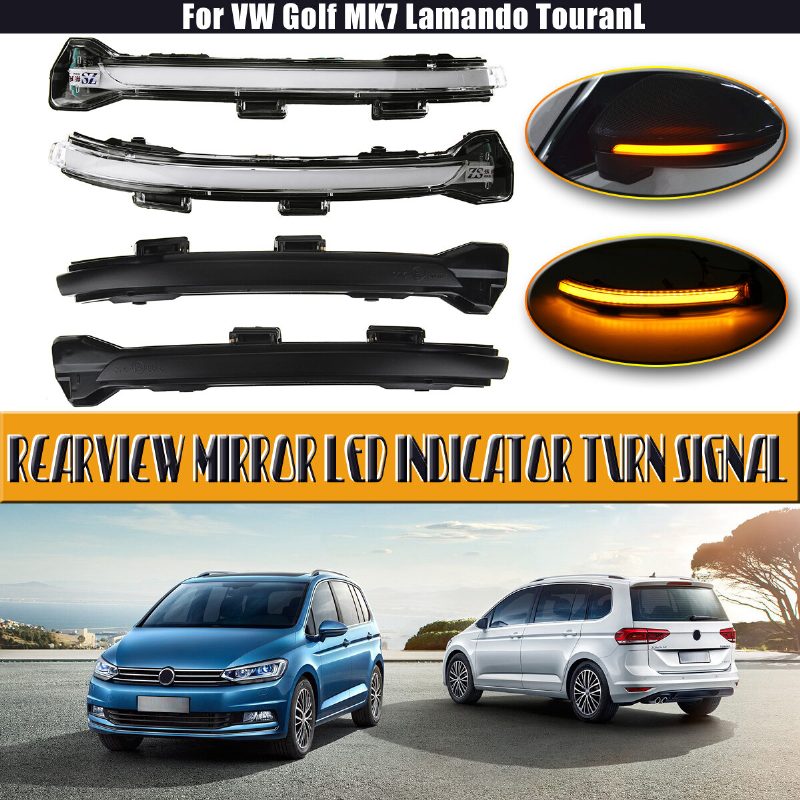 Svetlo Spätného Zrkadla Led Smerovka Pre Vw Golf Mk7 Lamando Touranl