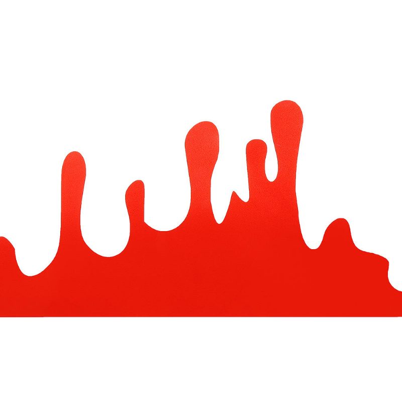 Zábavné Samolepky S Červenou Kvapkou Krvi Vinylové Nálepky Na Ozdobu Zadného Svetla Na Nárazníku Auta