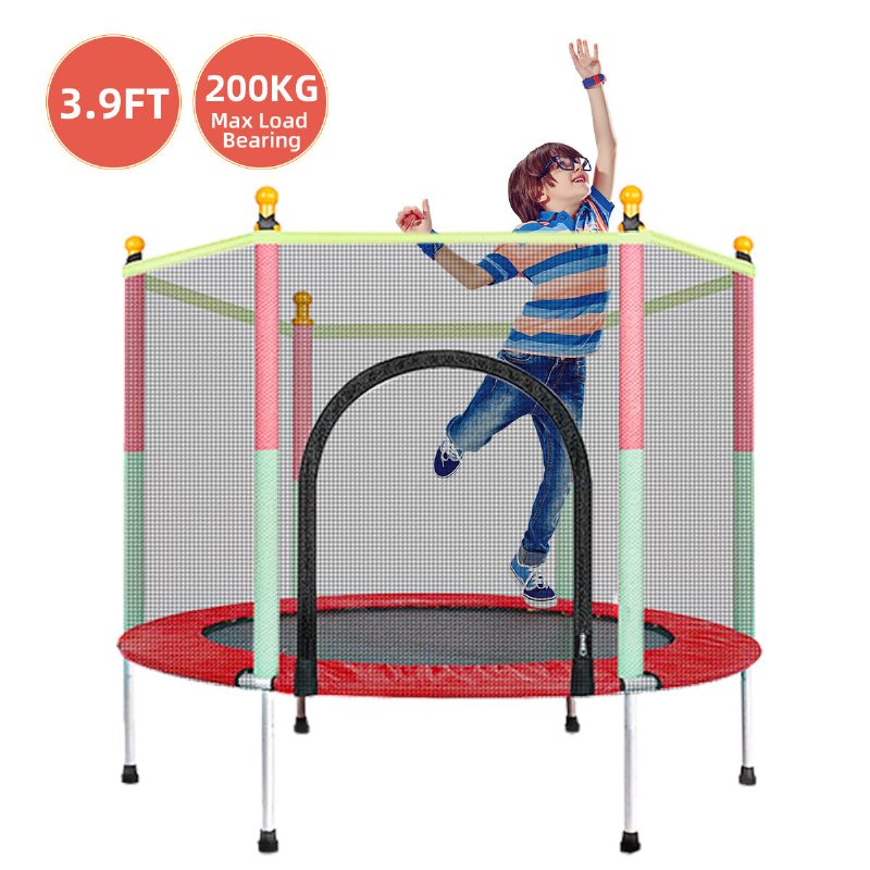 \u3010eu Direct\u3011round Home Vnútorná Trampolína Detská Skákacia Posteľ Deti Dospelí Nástroje Na Cvičenie Fitness Podložka