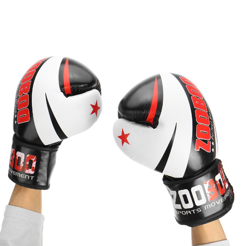 1 Pár Boxerských Rukavíc Pre Dospelých Profesionálne Sieťované A Priedušné Rukavice Z Pu Kože Sanda Príslušenstvo Na Tréning Boxu
