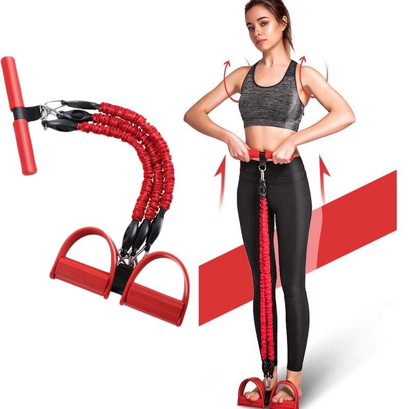 120 cm Lano Na Cvičenie Jogy Pilates Odporový Pás Vyrobený Z Peny Šetrnej K Životnému Prostrediu + Vysoko Elastická Latexová Trubica Šport Fitness Gym Rally Waist Tool