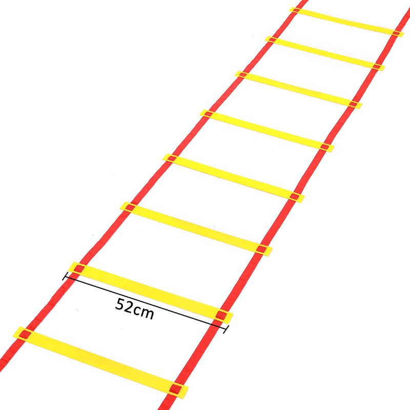 3/4/5/6/7/8/10 M Ladder Basketbal Futbal Šport Rýchlostný Tréning Vybavenie Fitness Cvičenie