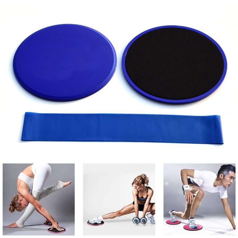 3ks Fitness Core Sliders Pad Odporové Pásy Súprava Protišmykové Klzné Slider Športové Podložky Na Jogu