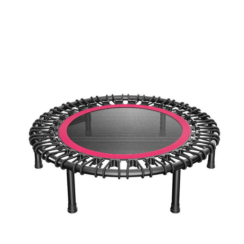 40"/50" Fitness Tichá Mini Trampolína S Nastaviteľnou Rukoväťou Dospelí Deti Vnútorná Posilňovňa Bungee Rebounder Jump Trainer